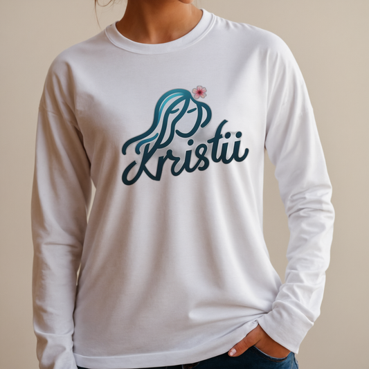 Long-sleeve 'Kristii' T-shirt